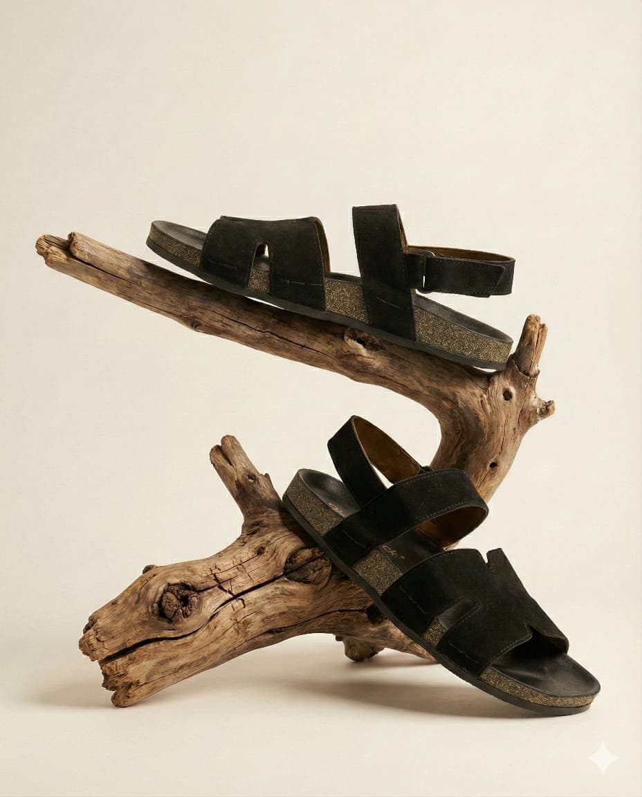 Adrock PrimeCraft Vale – Minimal Leather-Finish Men’s Chappals